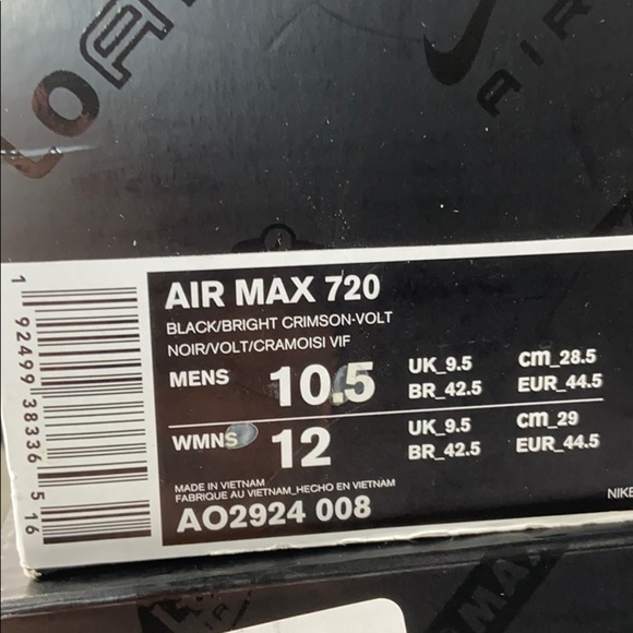 NWT Nike Air Max 720 - Picture 7 of 7